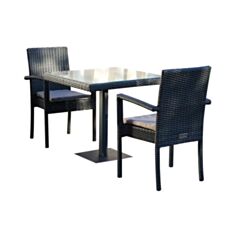 Комплект садових меблів Rattwood Корфу Класік антрацит - фото