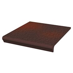 Клінкерна плитка Paradyz Cloud brown Duro сходинка 30*33 см - фото
