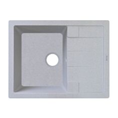 Кухонная мойка Adamant Anila 09 65*50 см светло-серая - фото