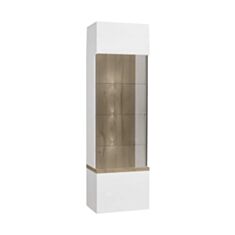 Витрина левая Bianko BIKV711L белый/дуб бьянко - фото