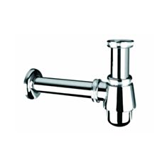 Сифон для умивальника без зливу McAlpine 220CB хромований високий 11/4х32 мм - фото