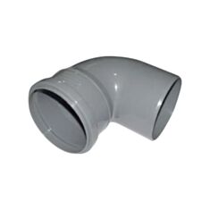 Коліно каналізаційне Інсталпласт внутрішнє 90° 50 мм - фото