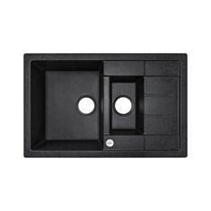 Кухонная мойка Adamant Anila Plus 03 77,5*49,5 см черная - фото