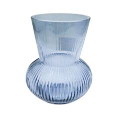 Ваза Viva Mono 6841681 сіра 17 см - фото