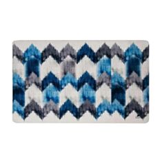 Килимок універсальний Dariana Принт акварель 1000007339 45*75 см синій - фото