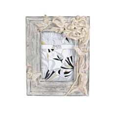 Фоторамка прямокутна BonaDi 440-185 17,3*22,2 см зістарений білий - фото
