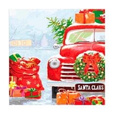 Салфетки бумажные La Fleur Авто санты 33*33 см 16 шт - фото