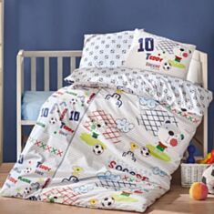 Постельное белье Baby Ranforce Footbal Mavi 100*150 - фото