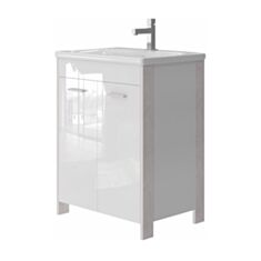 Тумба Ювента Brooklyn Br-65 з умивальником Soft 65 см - фото