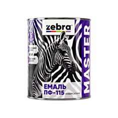 Емаль Зебра Народний Майстер ПФ-115 М17 сірий 2,6 кг - фото