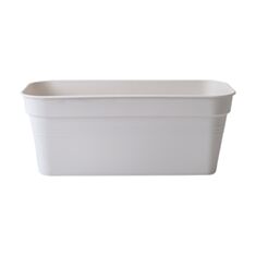 Горщик Алеана Глорія балконний 115020 40*18 см біла роза - фото