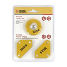 Набір магнітних фіксаторів з клемою Denzel 97557 3 шт - фото