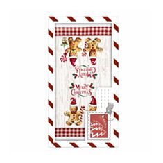 Набір рушничків Ardesto Christmas Ginger ART3863HGB 38*63 см 2 шт - фото