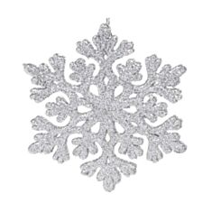 Игрушка на елку снежинка Bonadi 788-775 9 см - фото