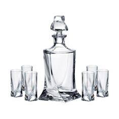 Набір для горілки Bohemia Quadro 99999-99A44 50мл*6шт/420мл/7пр - фото