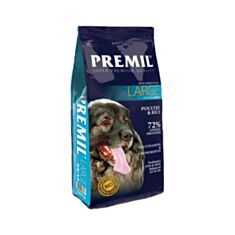 Корм для собак Premil Large з м'ясом птиці та курячою печінкою 15 кг - фото