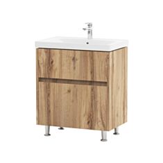 Тумба Respect-M Nerro ТН-2 70 з умивальником Sava 70 см дуб тахо - фото