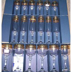 Набор бокалов Bohemia Julia 40428-43081 60мл/180мл/190мл/18пр - фото