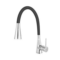 Смеситель для кухни Ferro Zumba II BZA42B черный - фото