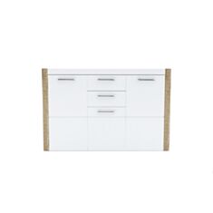 Комод Rain F 2S3D дуб каньон/білий глянець - фото