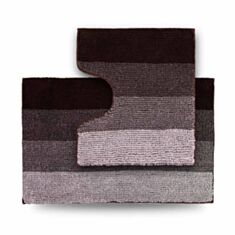 Набір килимків для ванної та туалету Dariana Стандарт шоколад - фото
