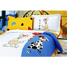 Комплект постільної білизни Le Vele Dog love 100*150 малюнок - фото