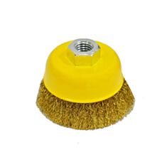 Щітка чашкова Technics 17-908 рифлена М14 100 мм - фото