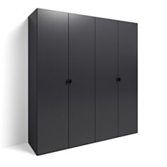 Шафа чотирьохдверна Merx Life ЛФ140 антрацит 26010311 - фото