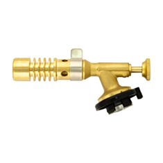 Пальник для газового балона Master Tool Геліос 44-5044 латунь з п'єзопідпалом 22 мм 1300 °С  - фото