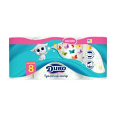 Папір туалетний Диво Decoro 8 шт - фото