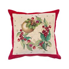 Наволочка новорічна гобеленова Limaso KISS1309FM 45*45 см - фото