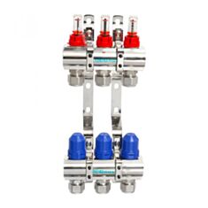 Коллектор в сборе Gross 8504 1"х3/4" 3 выхода - фото