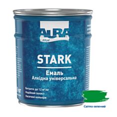 Емаль алкідна Aura Stark універсальна 34 світло-зелена 0,9 кг - фото