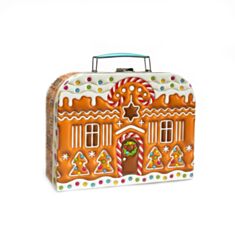 Коробка подарункова Дім Упаковки Новорічний пряник 6103021852 25*18*9 cм - фото