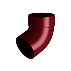 Відвід труби Rainway одномуфтовий 67° 75 мм червоний - фото
