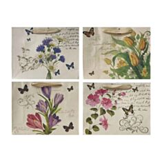 Пакет подарочный Гулливер Цветы 291755 25*20*10 см - фото