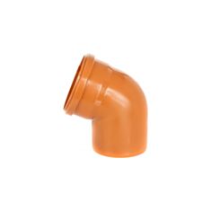 Коліно каналізаційне Євротрубпласт зовнішнє 67° 160 мм - фото