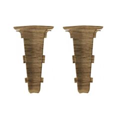 Кут внутрішній для плінтуса Arbiton Indo70 10 дуб бурбон 2 шт - фото