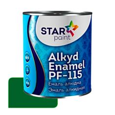 Емаль алкідна STAR Paint ПФ-115 36 смарагдово-зелена 0,9 кг - фото