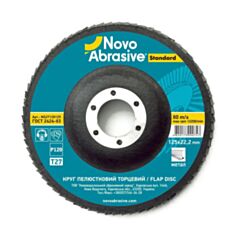 Круг пелюстковий торцевий NovoAbrasive Standard NS27120125 т27 P120 125*22,2 мм - фото