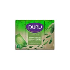 Мило Duru Natural оливкова олія та листя оливи 4*150 г - фото