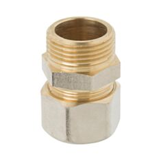 Муфта обжимная металлопластиковая Gross 20*3/4" наружная резьба - фото