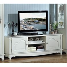 Тумба под телевизор Ривьера РВ210 белая 26004262 - фото