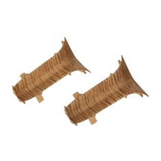 Комплект кутів внутрішніх для плінтуса ТІС 0049-ПЛГВК Дуб Ровере 2 шт - фото