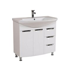 Тумба Aqua Rodos Gloria с умывальником Евита 90см - фото