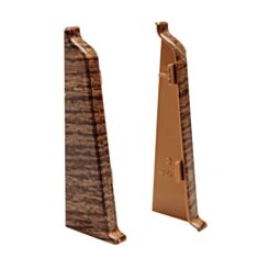 Комплект заглушок для плінтуса Arbiton Indo70 22 дуб ексклюзив - фото