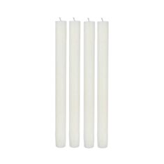 Свічка столова Candy Light С022*250/1-1.1 біла 4 шт - фото