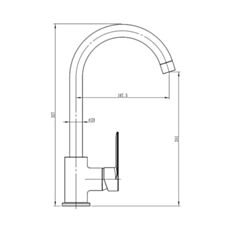 Смеситель для кухни KFA Armatura Linda 2113-915-00 - фото