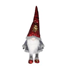 Игрушка новогодняя мягкая Гном BonaDi 910-223 81 см - фото