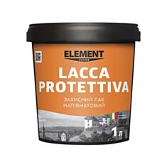 Лак захисний Element Lacca Protettiva акриловий напівматовий 5 л - фото